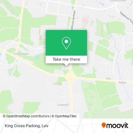 King Cross Parking map