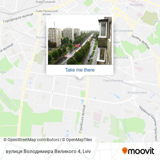 вулиця Володимира Великого 4 map