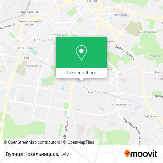 Вулиця Козельницька map