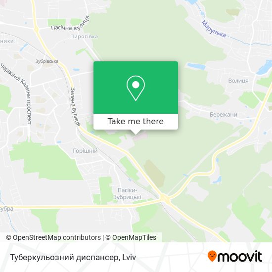 Туберкульозний диспансер map