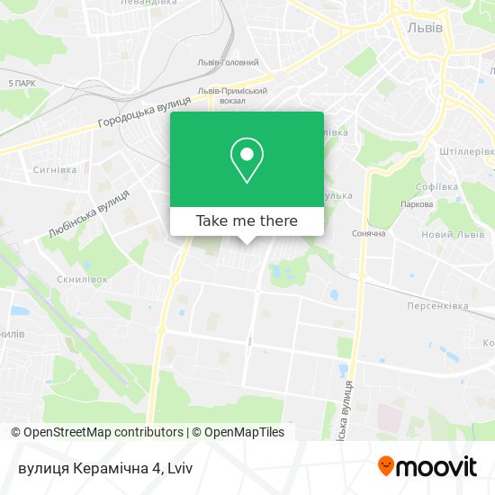 вулиця Керамічна 4 map