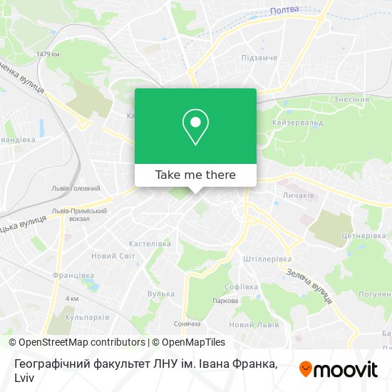 Географічний факультет ЛНУ ім. Івана Франка map