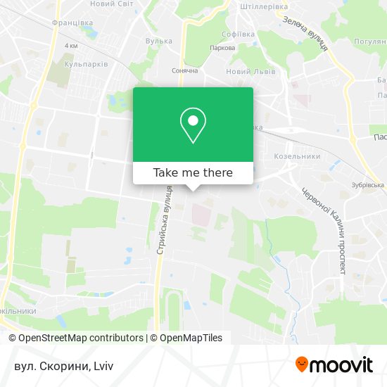вул. Скорини map