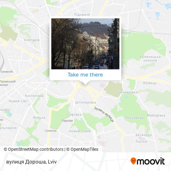 вулиця Дороша map