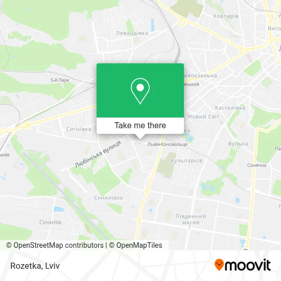 Rozetka map