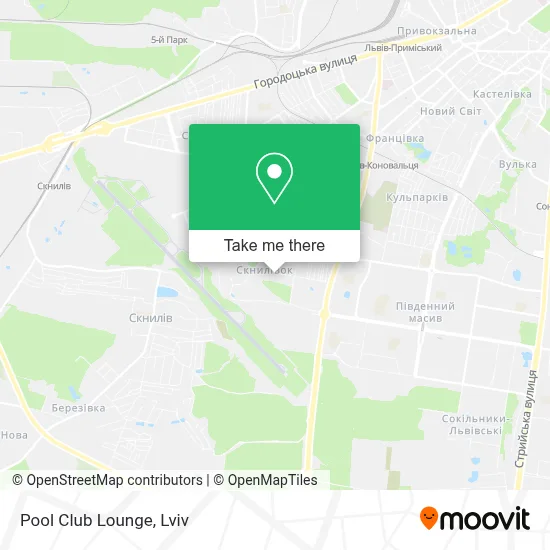 Pool Club Lounge map