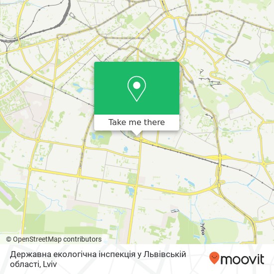 Державна екологічна інспекція у Львівській області map