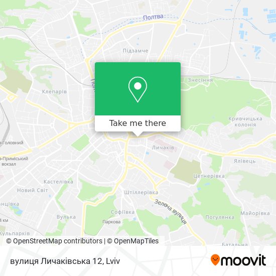 вулиця Личаківська 12 map