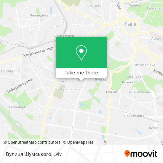 Вулиця Шумського map