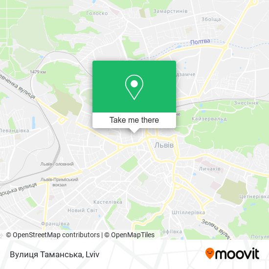 Вулиця Таманська map