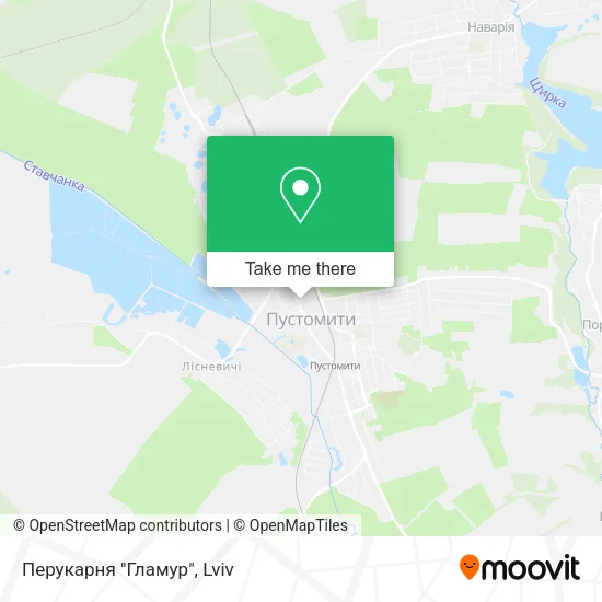 Карта Перукарня "Гламур"