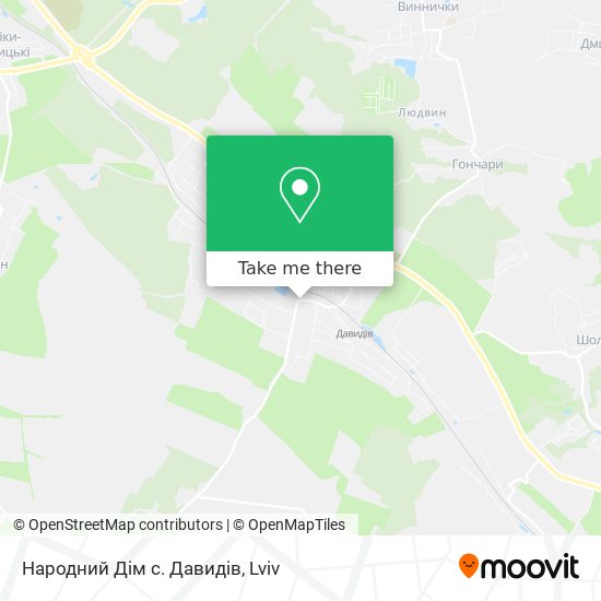 Народний Дім с. Давидів map