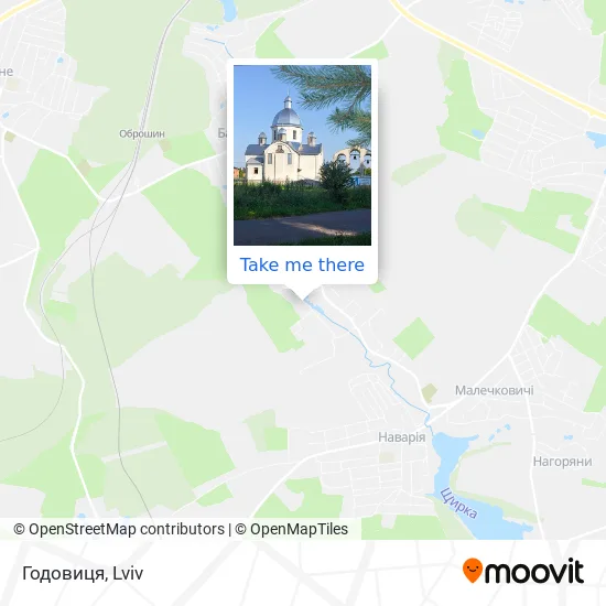 Карта Годовиця