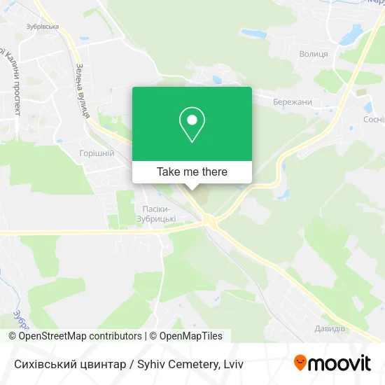 Карта Сихівський цвинтар / Syhiv Cemetery