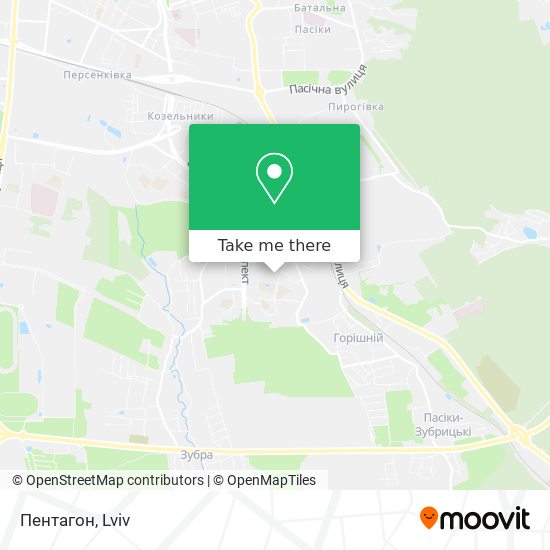 Пентагон map