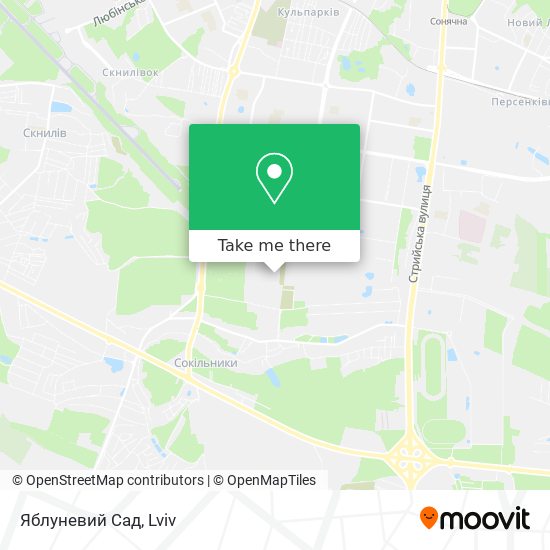 Яблуневий Сад map