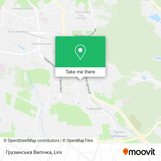 Карта Грузинська Випічка