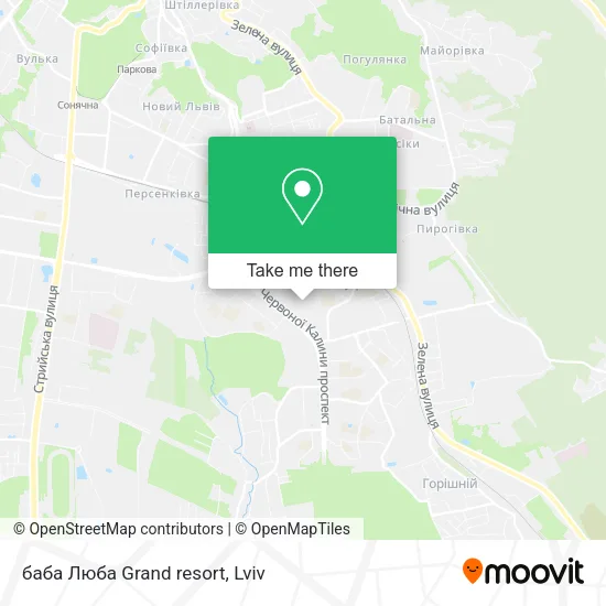 Карта баба Люба Grand resort