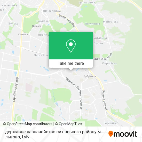 Карта державне казначейство сихівського району м. львова