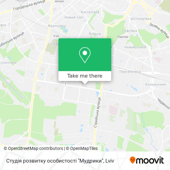 Студія розвитку особистості "Мудрики" map