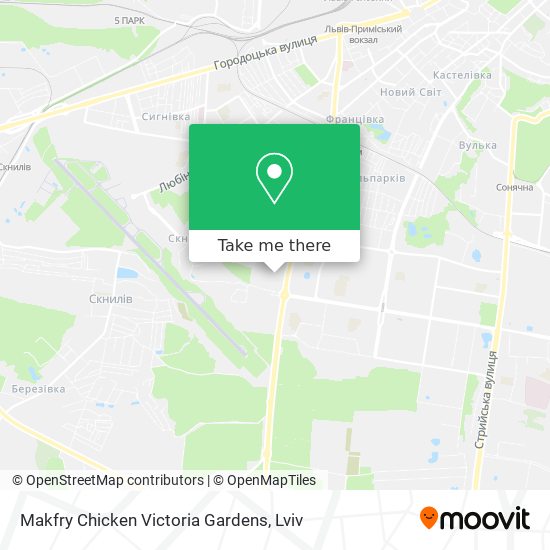 Makfry Chicken Victoria Gardens map