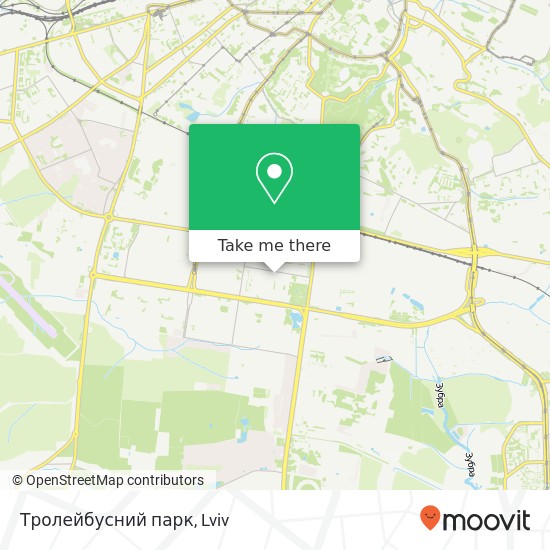 Тролейбусний парк map