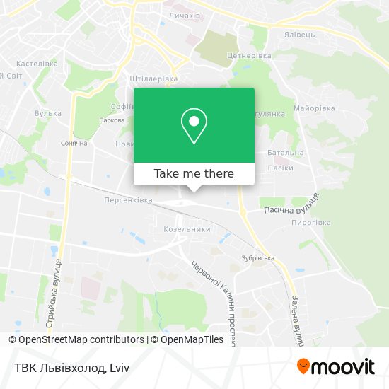 ТВК Львівхолод map