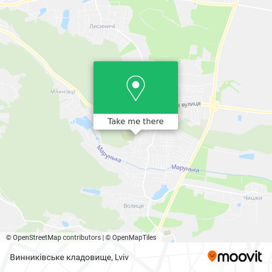 Винниківське кладовище map