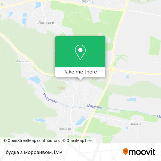 Карта будка з морозивом