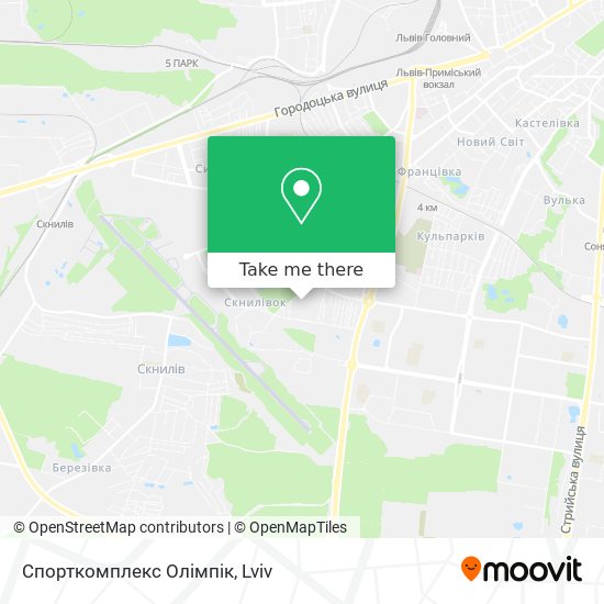 Спорткомплекс Олімпік map