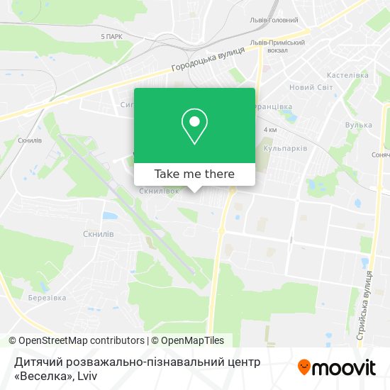 Дитячий розважально-пізнавальний центр «Веселка» map