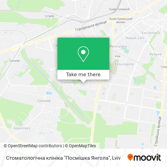 Стоматологічна клініка "Посмішка Янгола" map