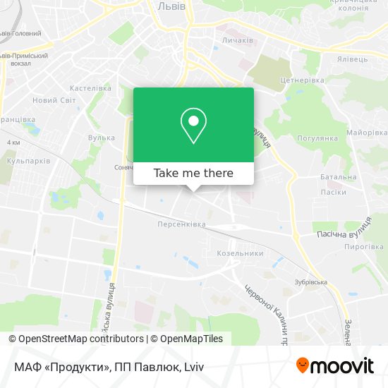 МАФ «Продукти», ПП Павлюк map