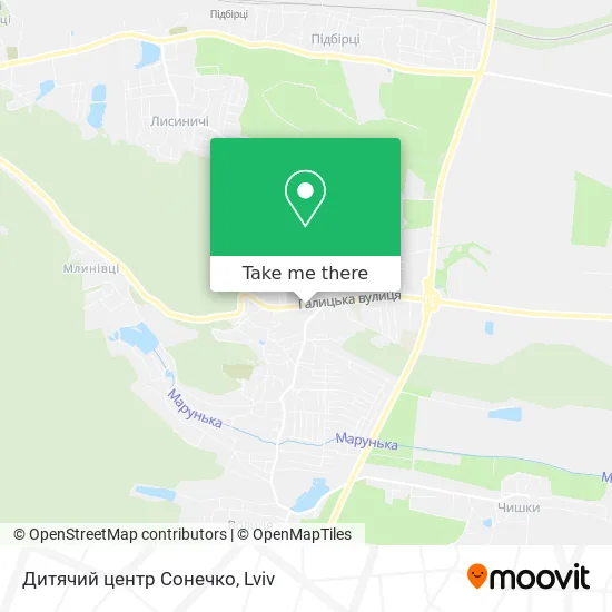 Карта Дитячий центр Сонечко