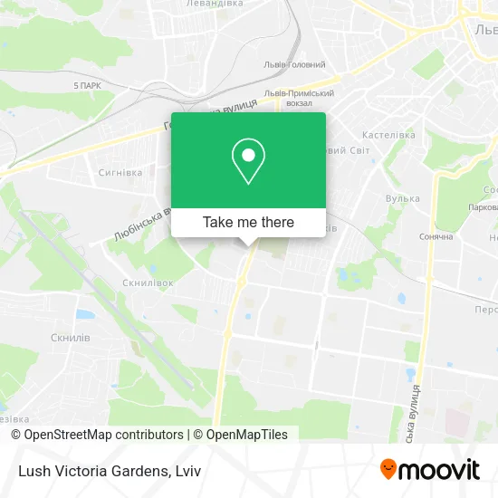 Карта Lush Victoria Gardens