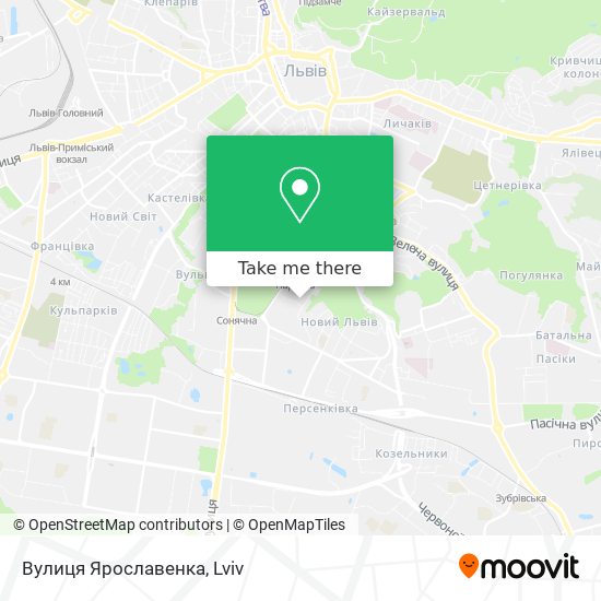 Вулиця Ярославенка map