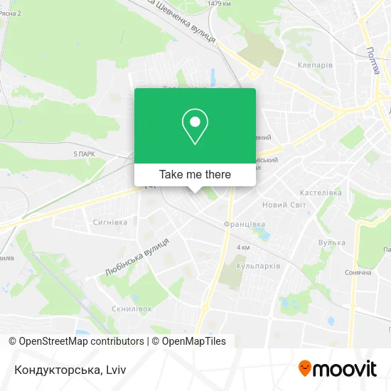 Карта Кондукторська