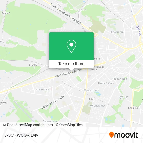 Карта АЗС «WOG»