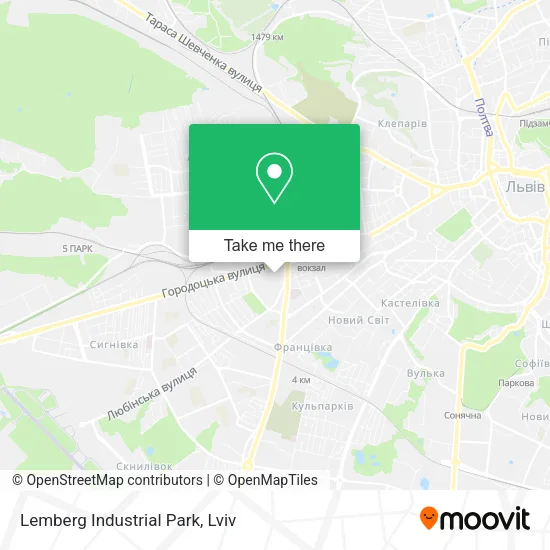 Карта Lemberg Industrial Park