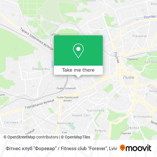 Фітнес клуб "Форевер" / Fitness club "Forever" map