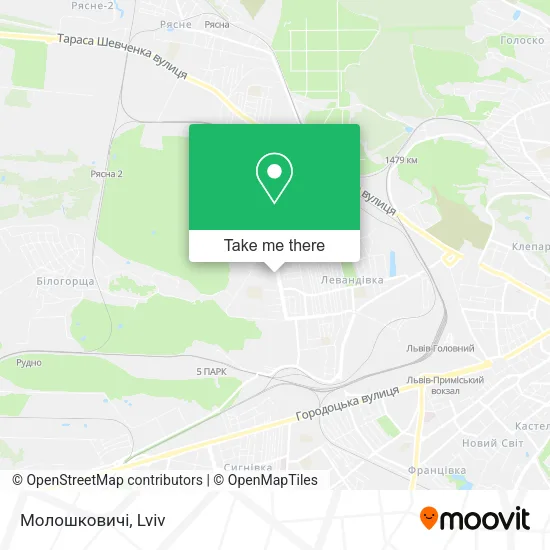 Карта Молошковичі