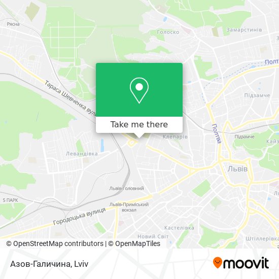Азов-Галичина map