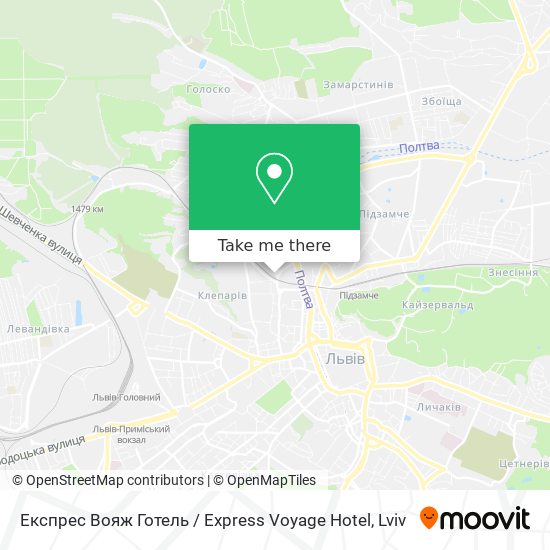 Експрес Вояж Готель / Express Voyage Hotel map