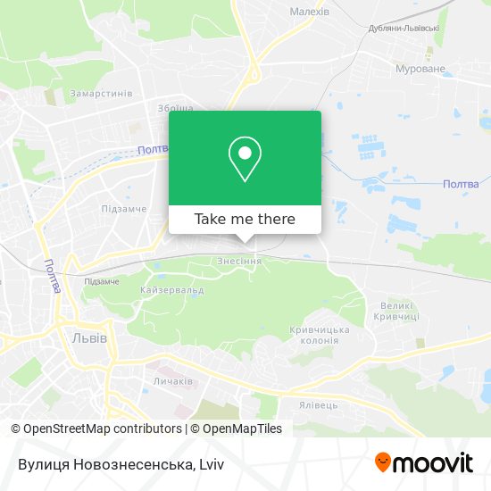 Вулиця Новознесенська map