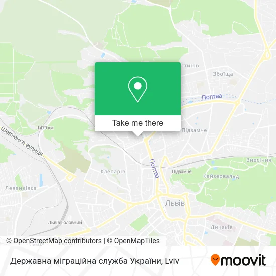 Карта Державна міграційна служба України