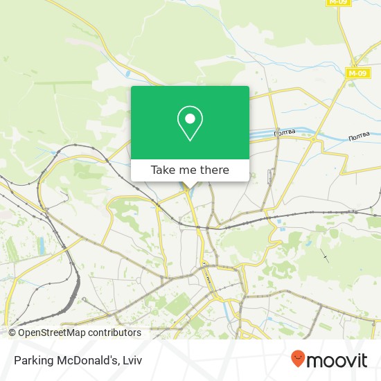 Карта Parking McDonald's