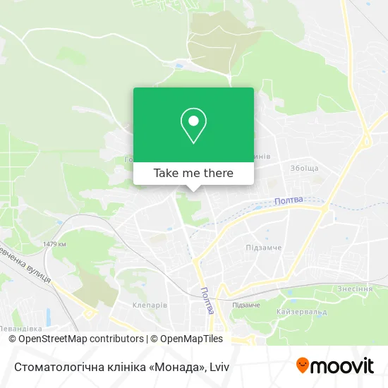 Стоматологічна клініка «Монада» map