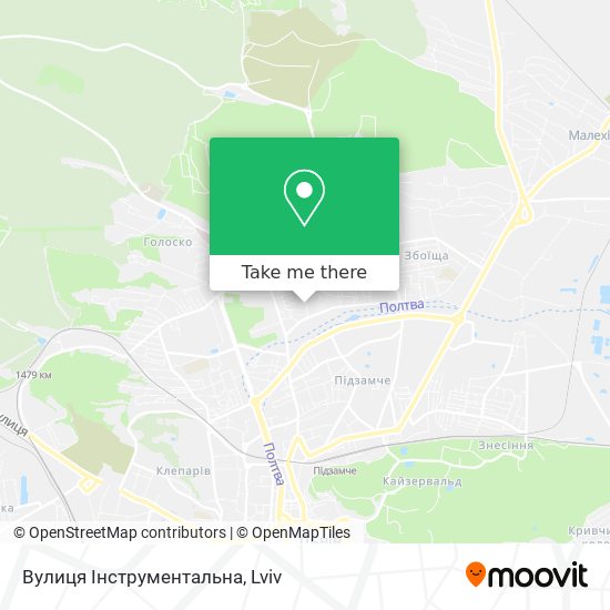 Вулиця Інструментальна map