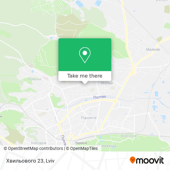 Хвильового 23 map