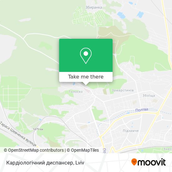 Кардіологічний диспансер map